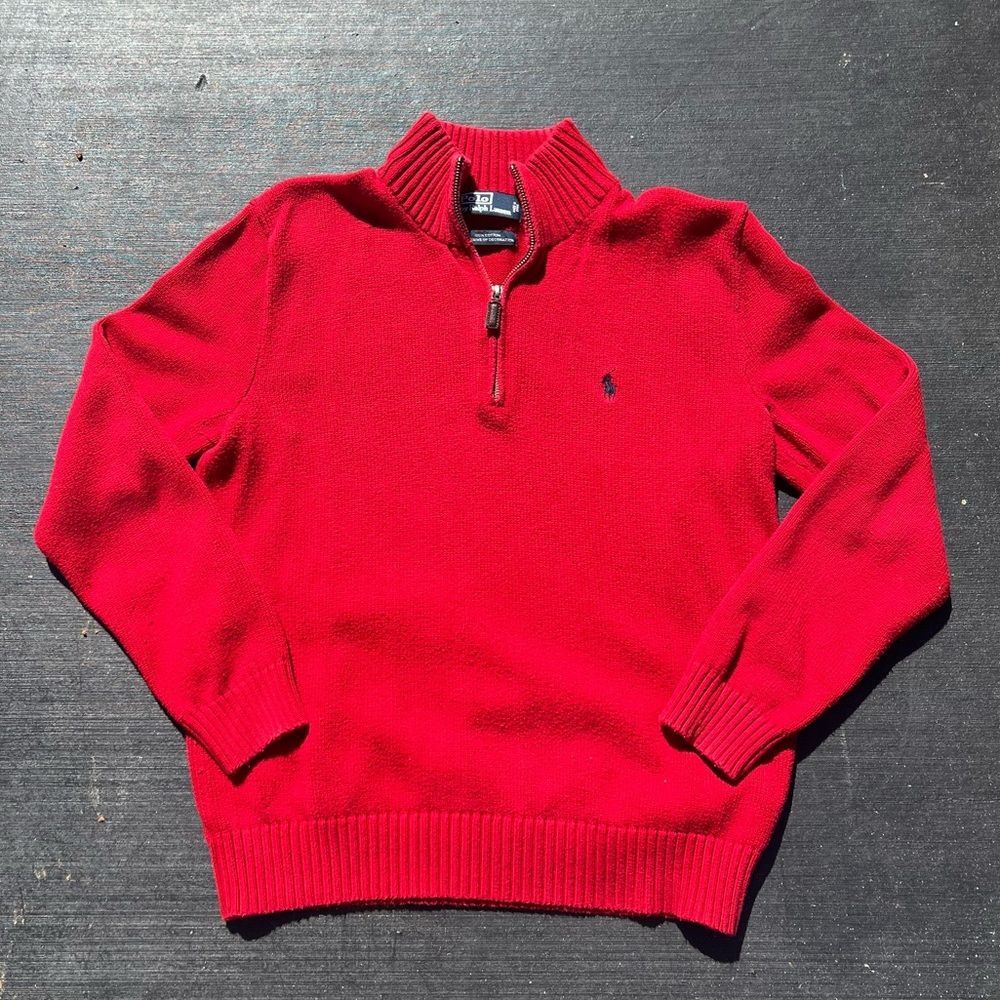 Polo Ralph lauren zip up sweater